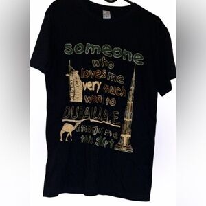 Vintage Style Some who Loves me  went to Dubai UAE tee